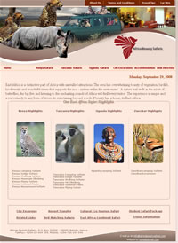 Africa Beauty Safaris Website
